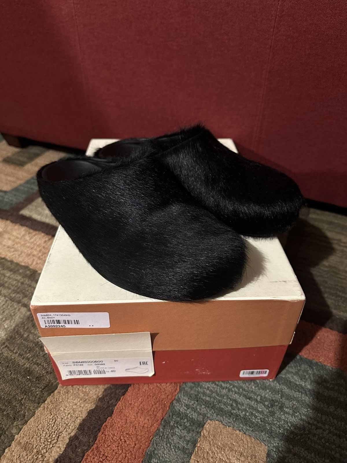 サンダル MARNI SLIPPER (SBMR004004P5246 00M30) Marni Marni Man Loafers & Slippers SBMR004004P5246 00M30