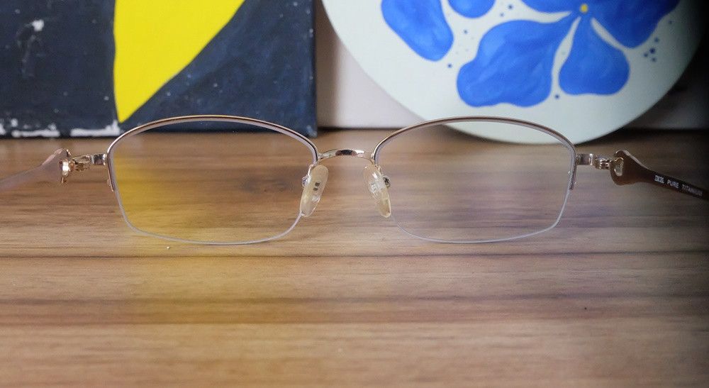 Japanese Brand Excel Half Rim Glasses Size ONE SIZE - 5 Thumbnail