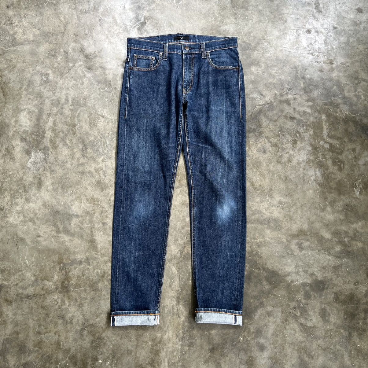 Jil Sander × Uniqlo Uniqlo x Jil Sander Selvedge Slim fit Jeans Size US 31 - 1 Thumbnail