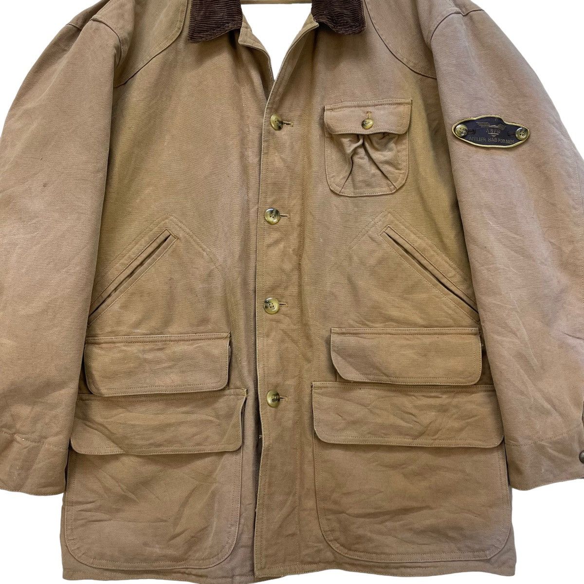 Japanese Brand 🔥Vintage Aterliar Sab Chore Jacket Sun Faded Carhartt Style Size US M / EU 48-50 / 2 - 5 Thumbnail