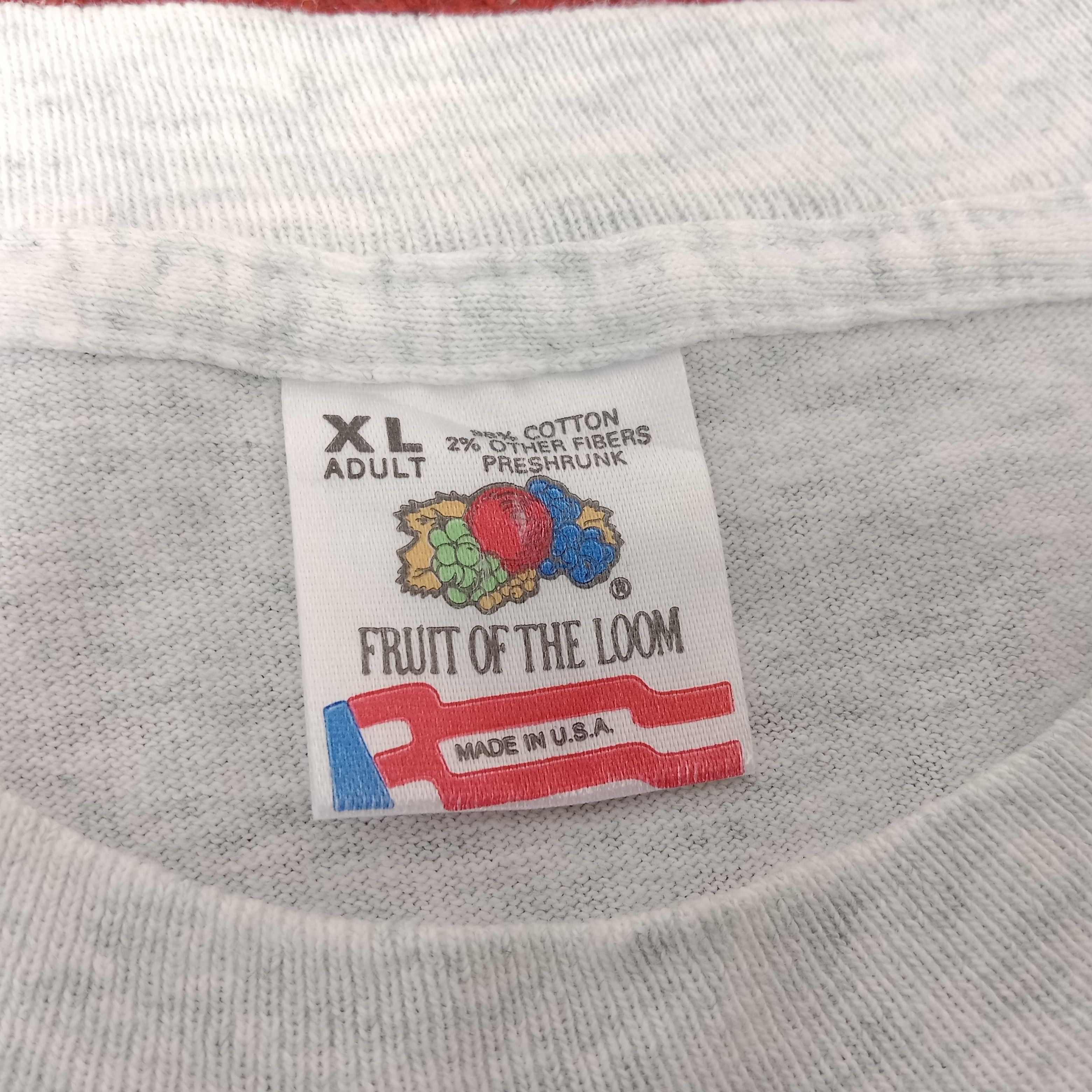Fruit Of The Loom × MLB × Vintage Red Sox Boston Professional Baseball Team Vintage Tshirt Size US XL / EU 56 / 4 - 6 Thumbnail