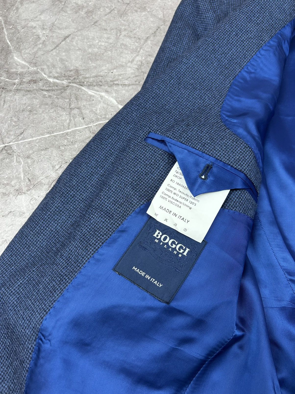 Boggi Boggi Milano wool 2 button blazer sport coat made in Italy Size 48R - 12 Thumbnail