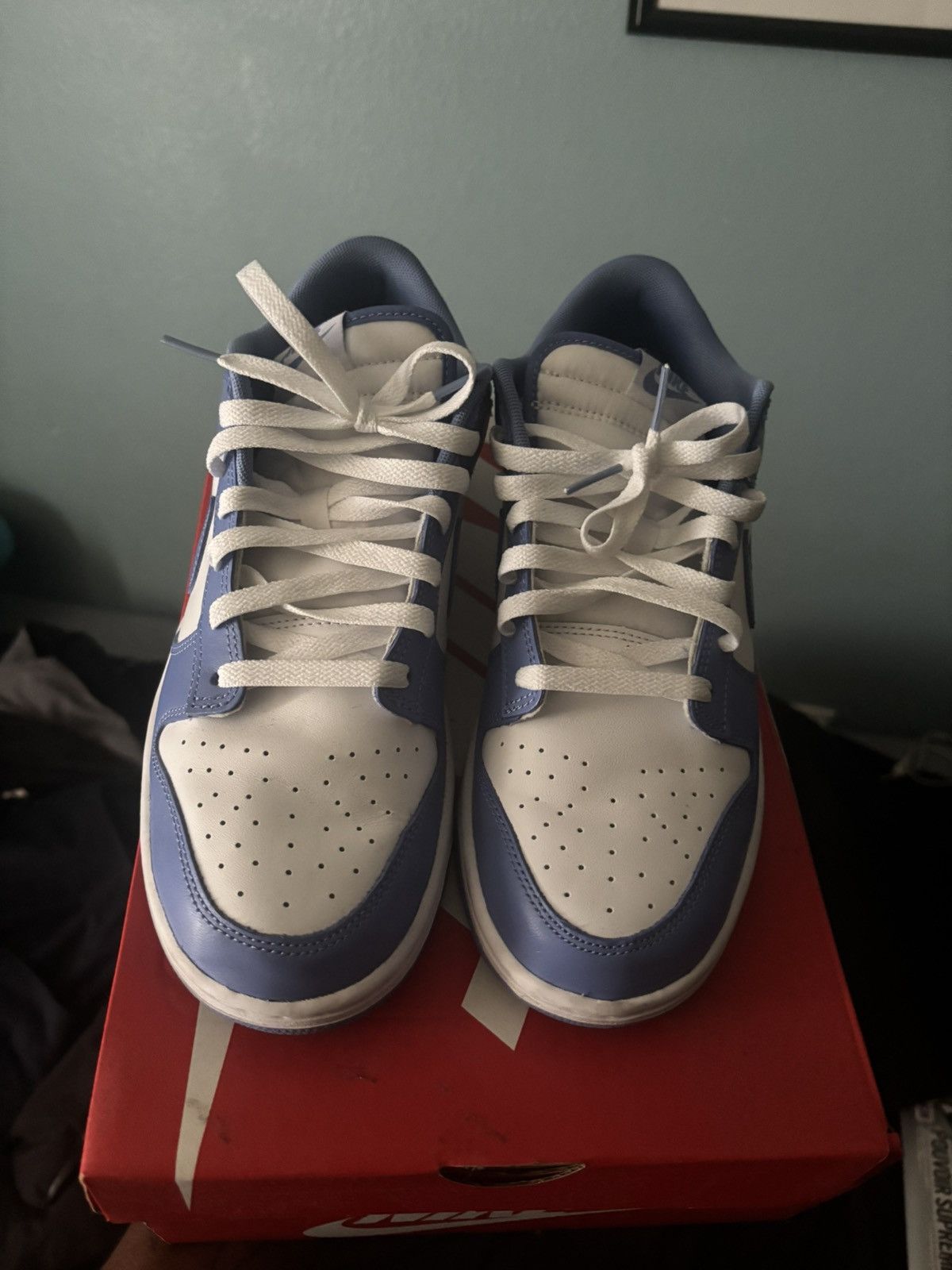 Nike Nike Dunk Low Retro (Polar) Size US 10 / EU 43 - 2 Thumbnail
