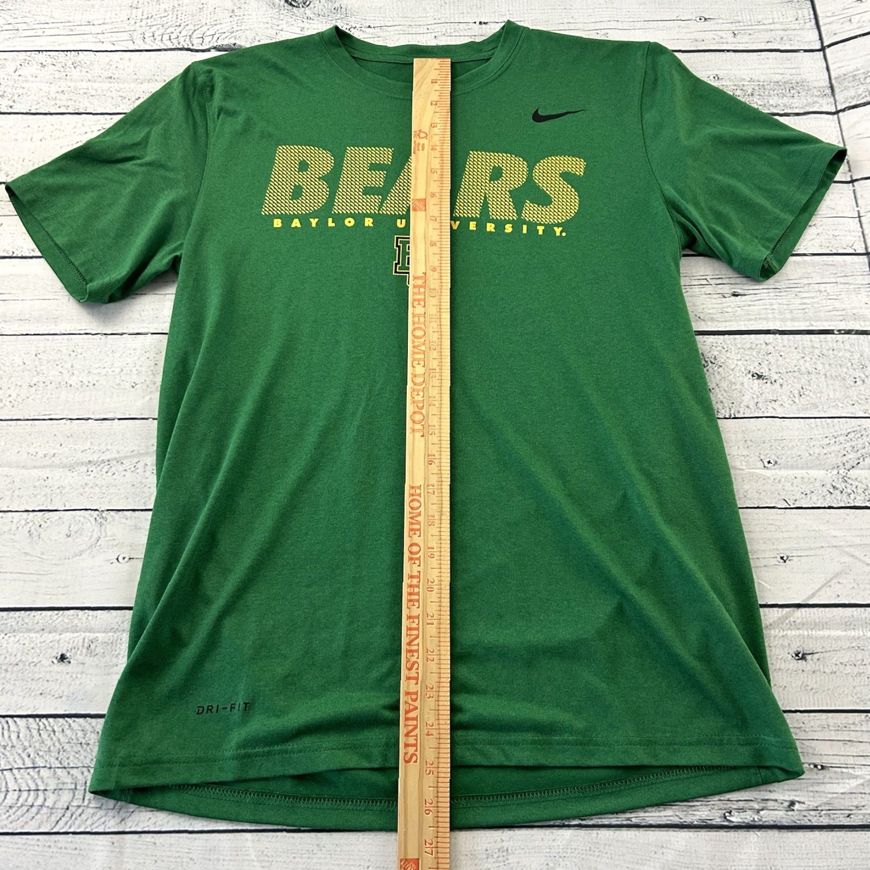 Nike Nike Dri-Fit Baylor Bears Short Sleeve T Shirt Men's L Green Size US L / EU 52-54 / 3 - 2 Thumbnail