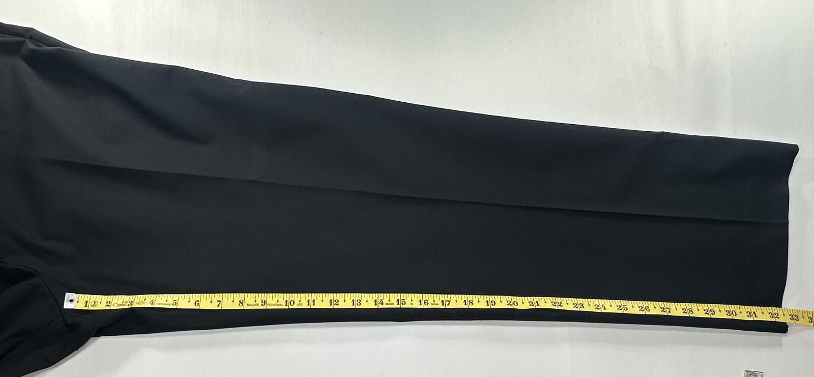 Banana Republic Banana Republic Slim Flat Front Dress Pants Black Mens 38/34 Size US 38 / EU 54 - 5 Thumbnail