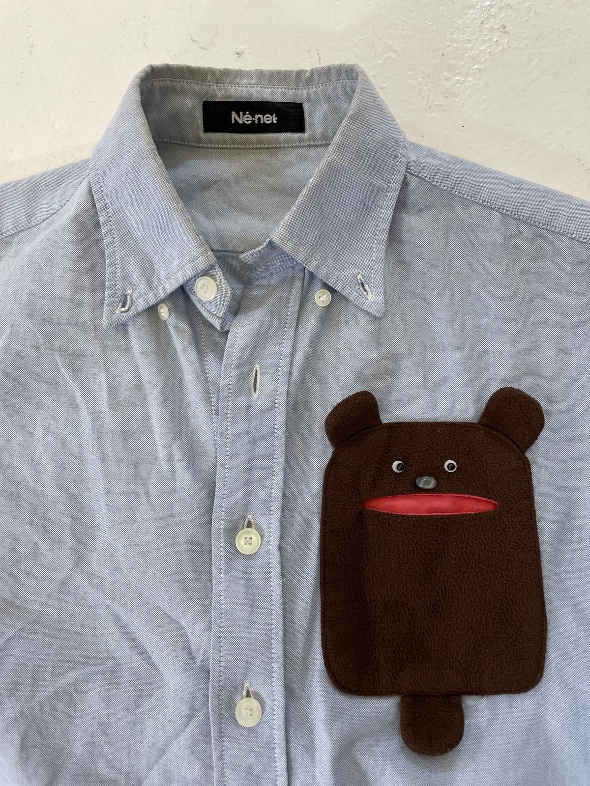 Ne-Net Ne Net Bear pokcet shirt Size US S / EU 44-46 / 1 - 3 Thumbnail