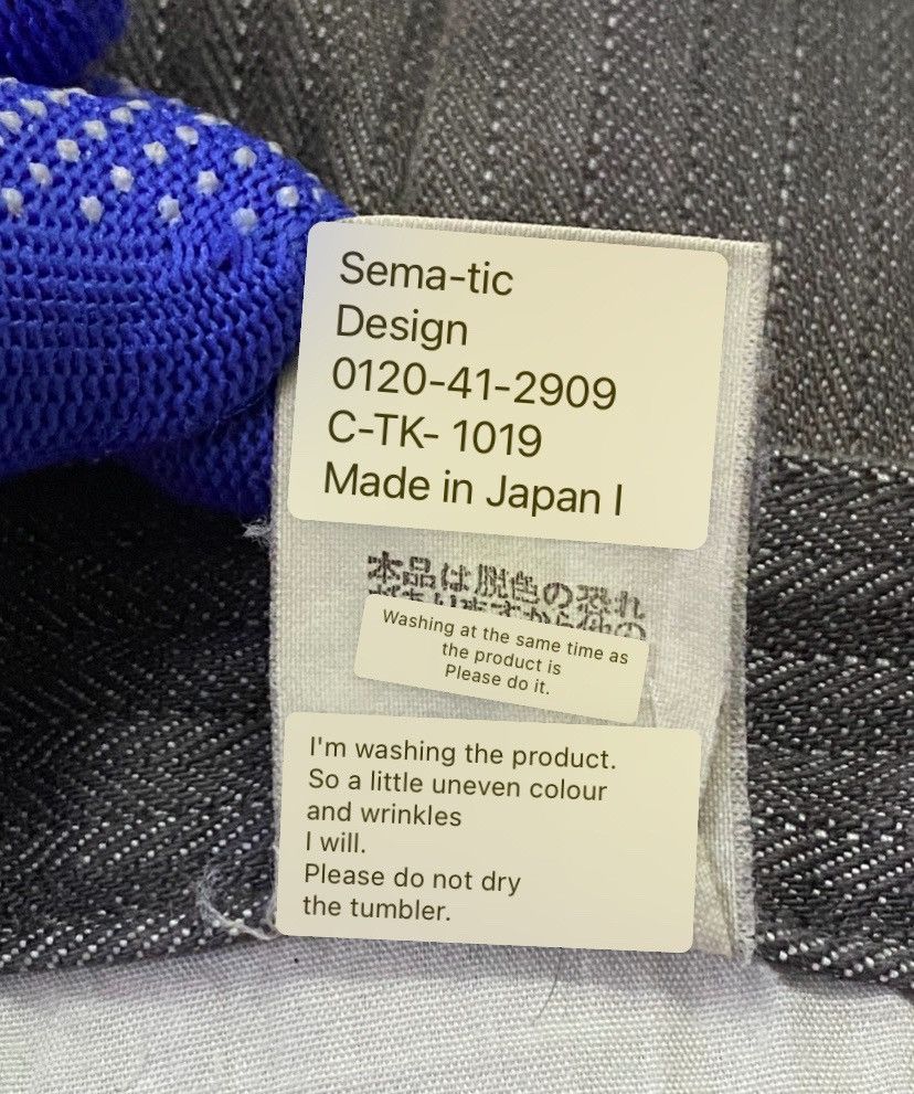 Japanese Brand × semanticdesign Semantic Design Flare Stretches Denim Pants Size US 30 / EU 46 - 15 Thumbnail