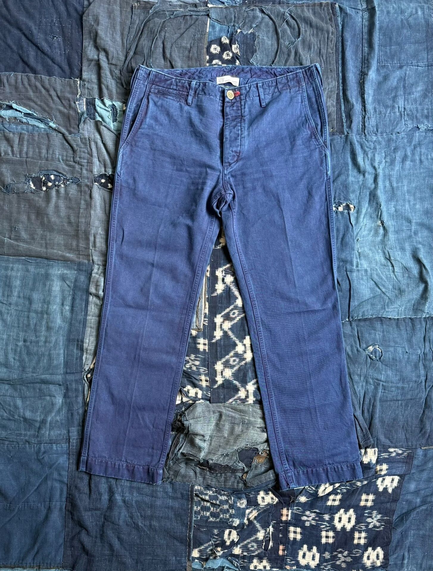 Visvim VISVIM 12AW ICT CHINO PANTS INDIGO Size US 28 / EU 44 - 1 Thumbnail