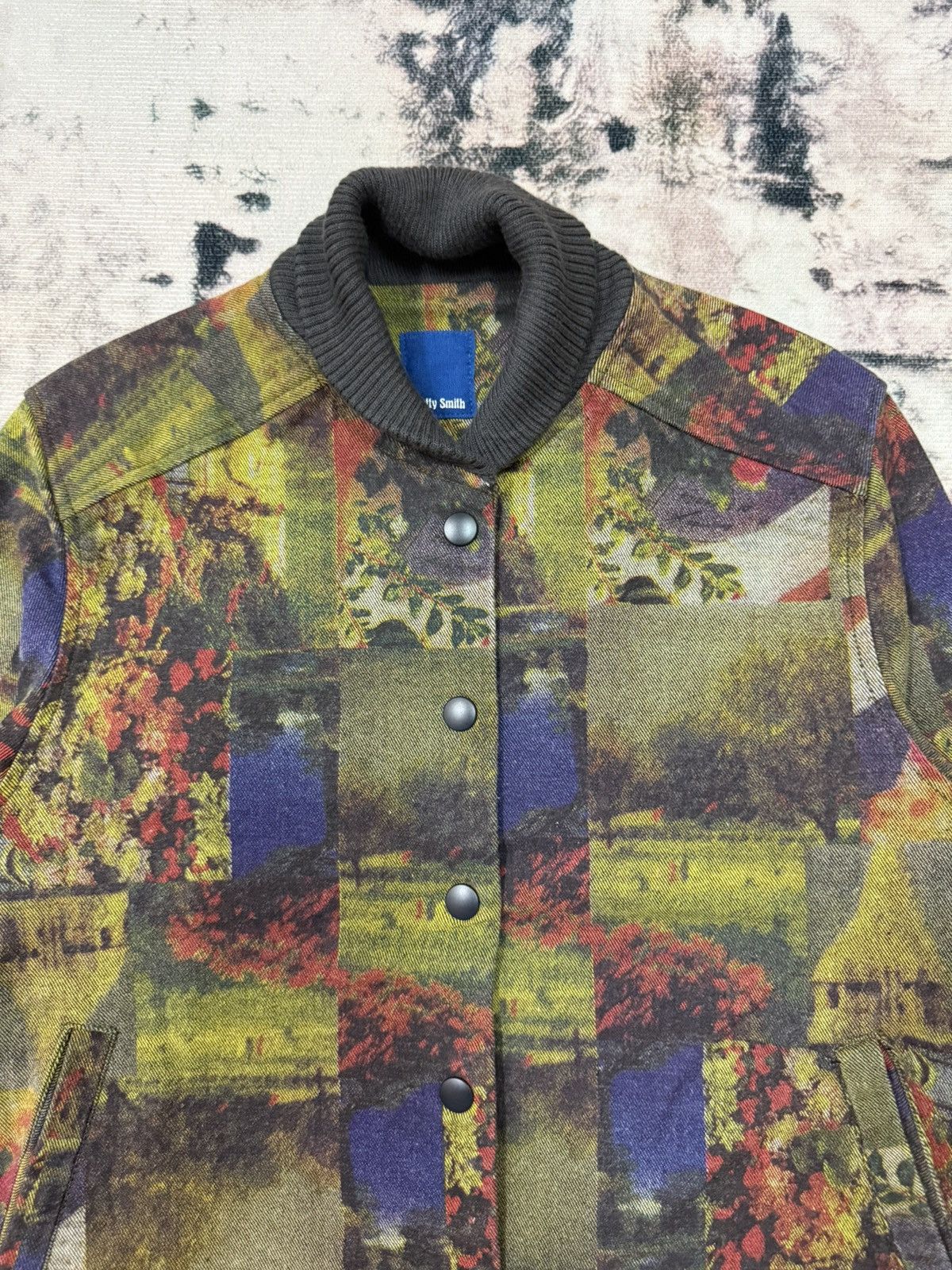 Japanese Brand Betty Smitch Button Snap Bomber Jacket Size XS / US 0-2 / IT 36-38 - 4 Thumbnail