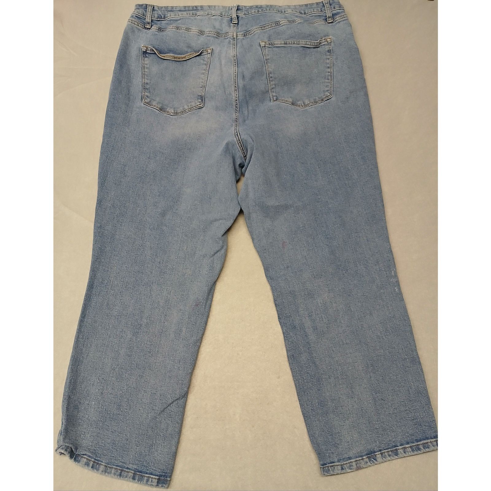 Sonoma Sonoma (22W) High Rise Straight Cotton Blue Denim Jeans Size 22" - 5 Thumbnail