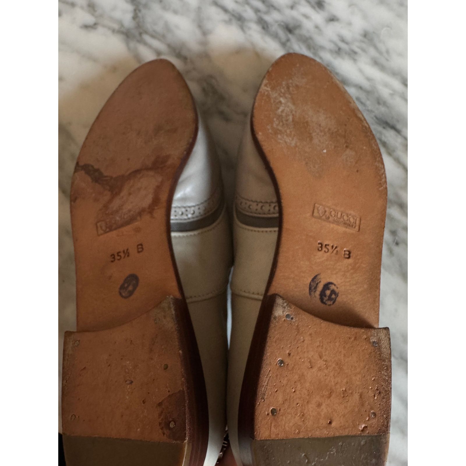 Gucci Gucci Wingtip Oxford Leather lace-ups - Size US 5.5 / IT 35.5 - 4 Thumbnail