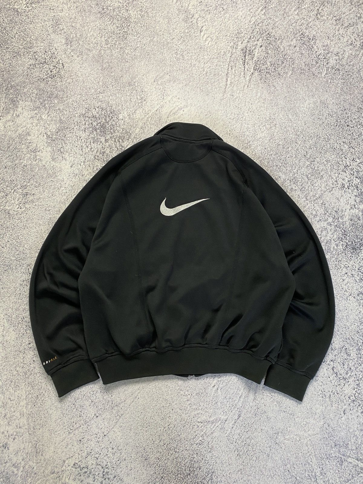 Nike Vintage Y2K Nike Drill Big Swoosh Track Jacket 90’s Size L / US 10 / IT 46 - 6 Thumbnail