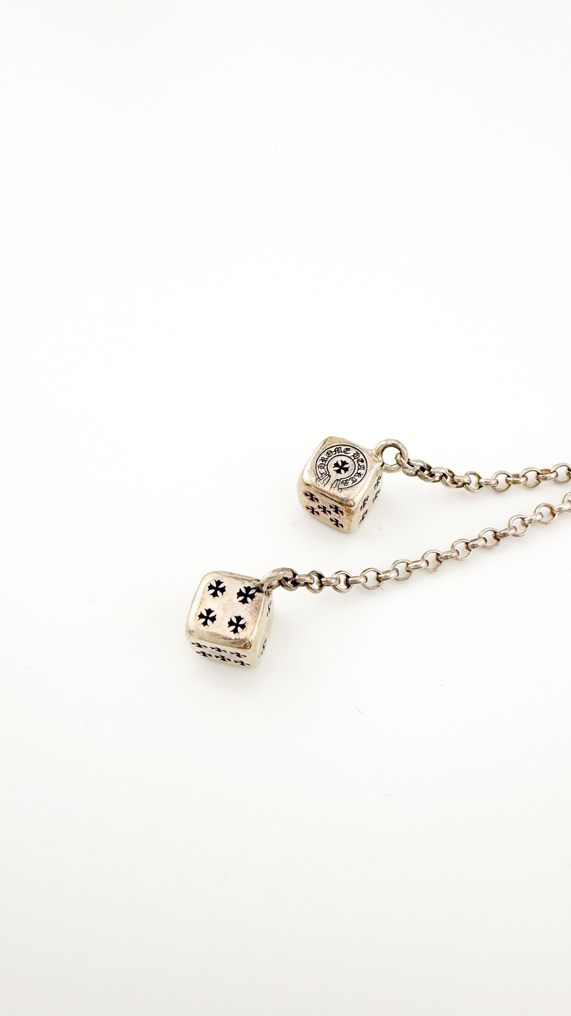 Chrome Hearts RARE! CHROME HEARTS CH Plus Post Dice Left Side Earring Size ONE SIZE - 6 Thumbnail