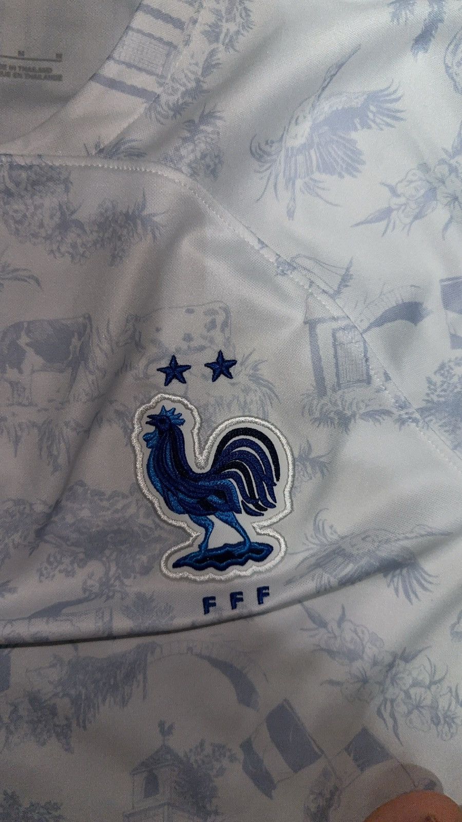 Nike 2022 Nike France white away soccer Jersey Size Medium Size US M / EU 48-50 / 2 - 3 Thumbnail