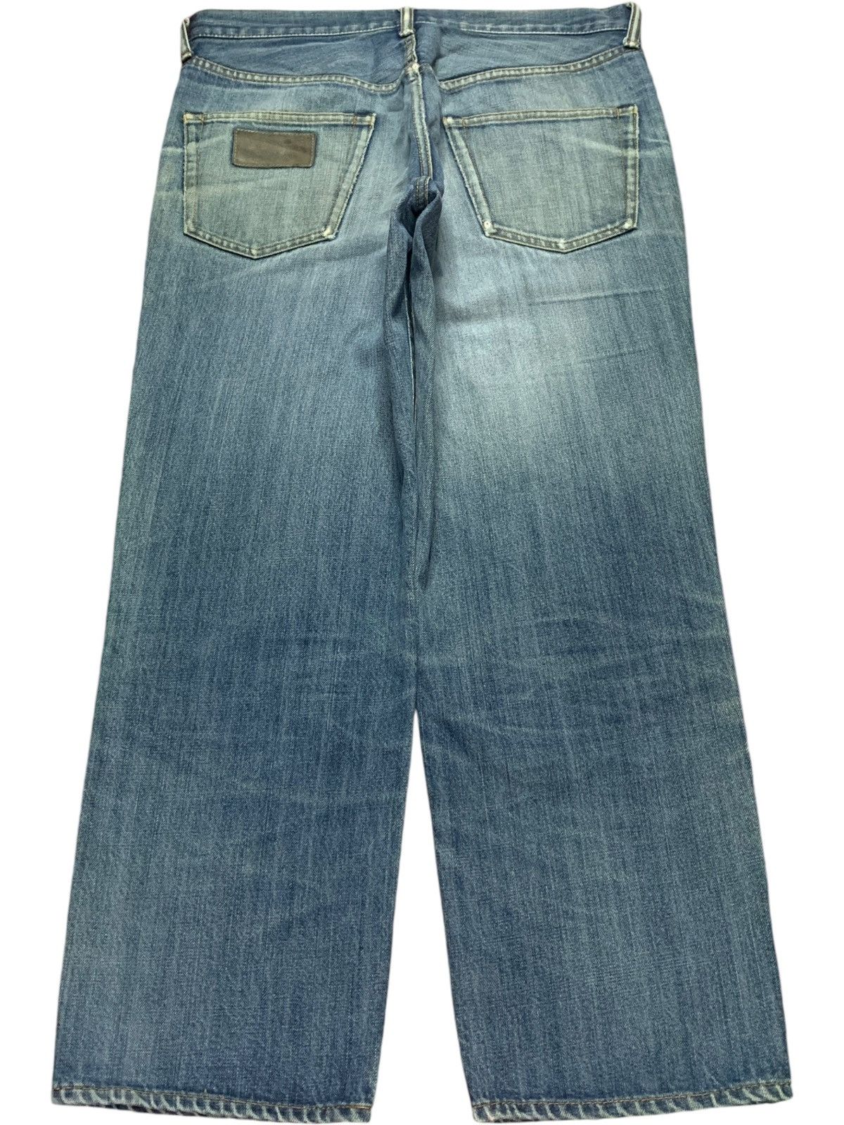 Japanese Brand SALES🔥Vintage Japanese Mud Wash Distressed Baggy Jeans Size US 34 / EU 50 - 2 Thumbnail