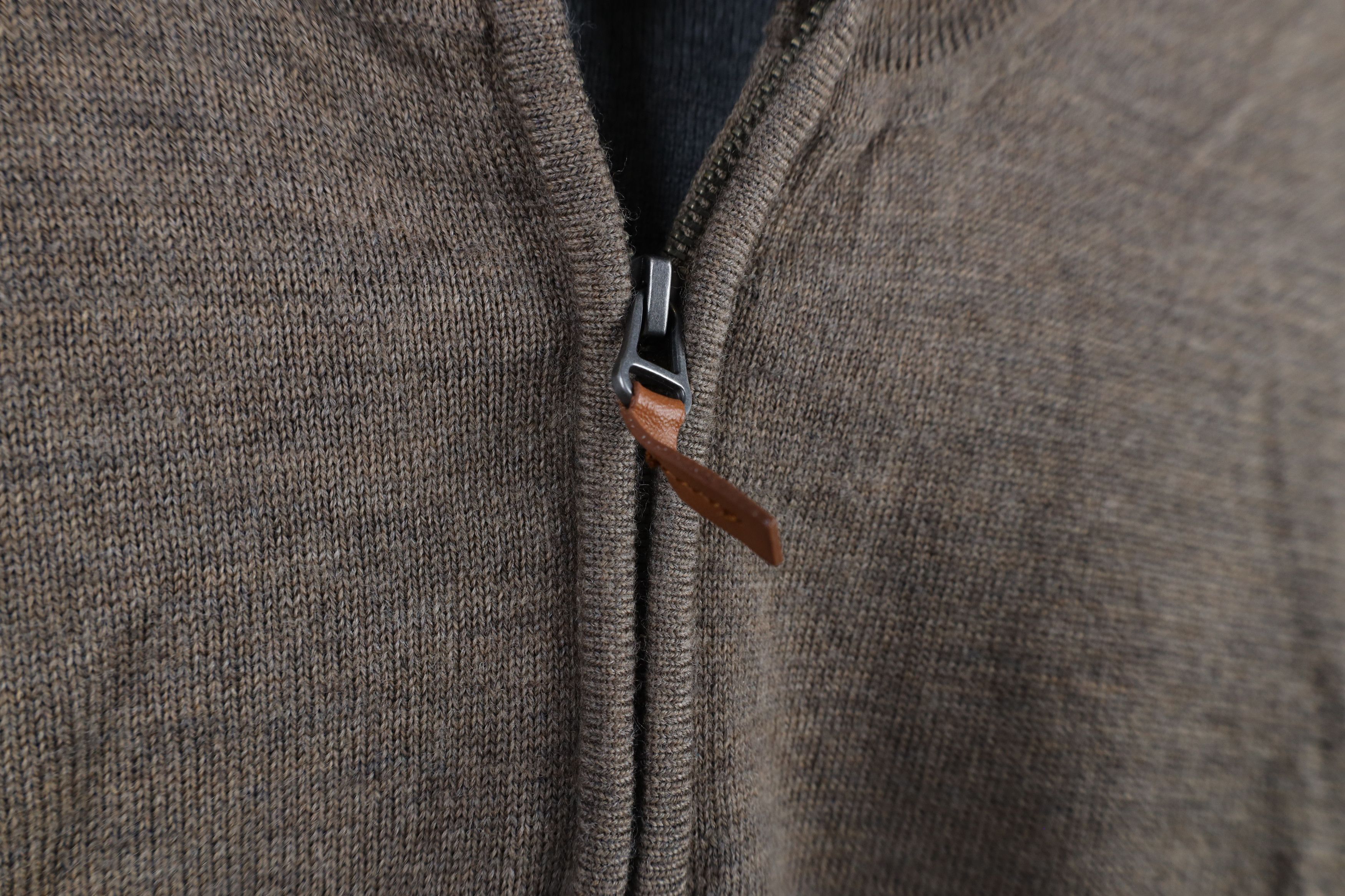 Vintage Vintage Y2K Nordstrom Fine Merino Wool Knit Half Zip Sweater Size US XXL / EU 58 / 5 - 4 Thumbnail