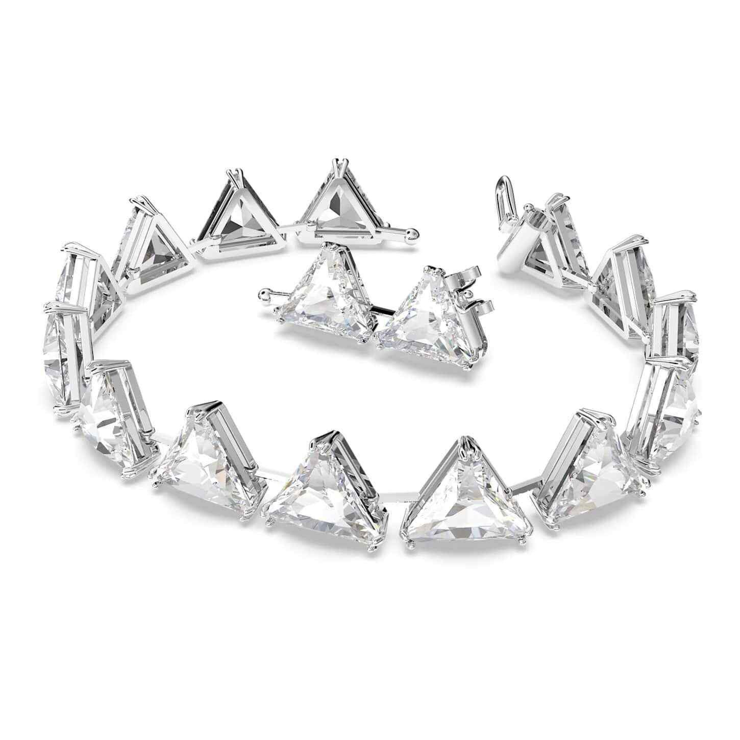 Swarovski Swarovski Ortyx bracelet Triangle cut, White, Rhodium plated Size ONE SIZE - 1 Thumbnail