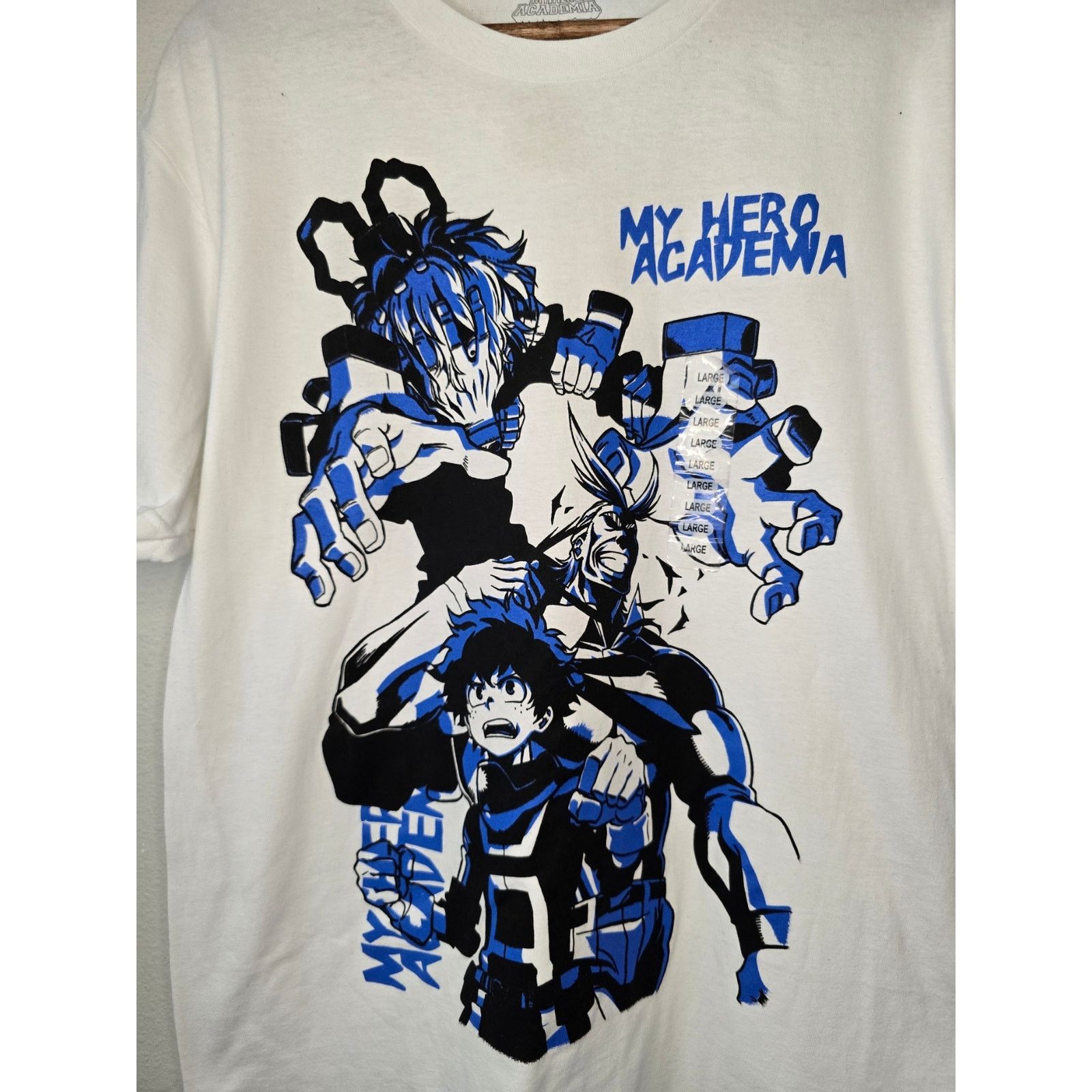 Other My Hero Academia Shirt Mens Large White Graphic Anime Tee Size US L / EU 52-54 / 3 - 2 Thumbnail