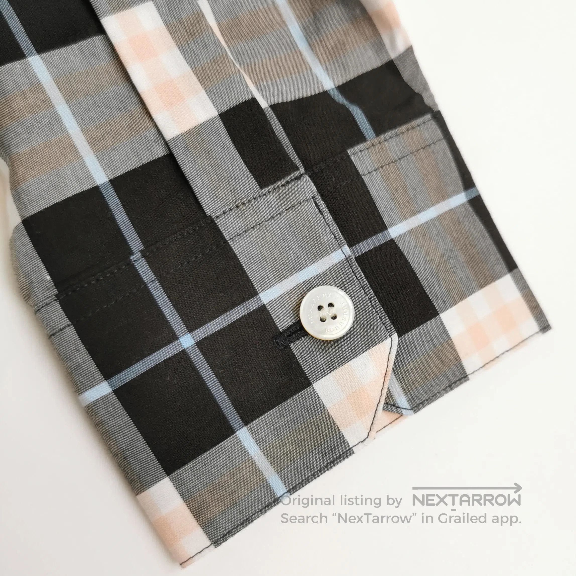 Burberry Burberry Checkered Cotton Button. Size US XS / EU 42 / 0 - 3 Thumbnail