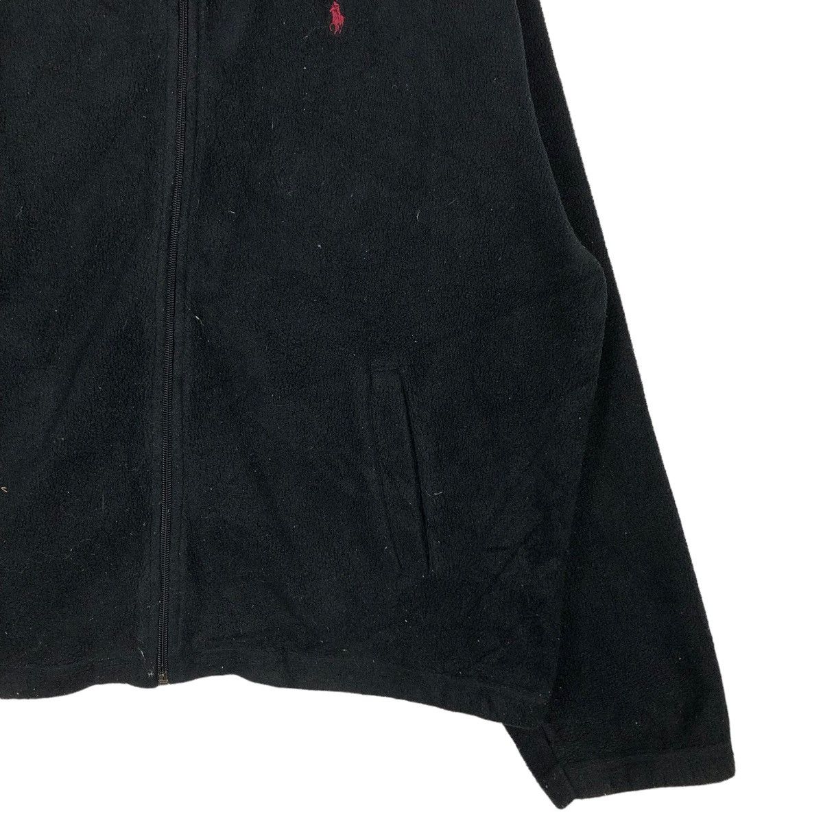 Polo Ralph Lauren 🔥BLACK VINTAGE FLEECE JACKET ZIPPER POLO RALPH LAUREN Size US L / EU 52-54 / 3 - 7 Thumbnail