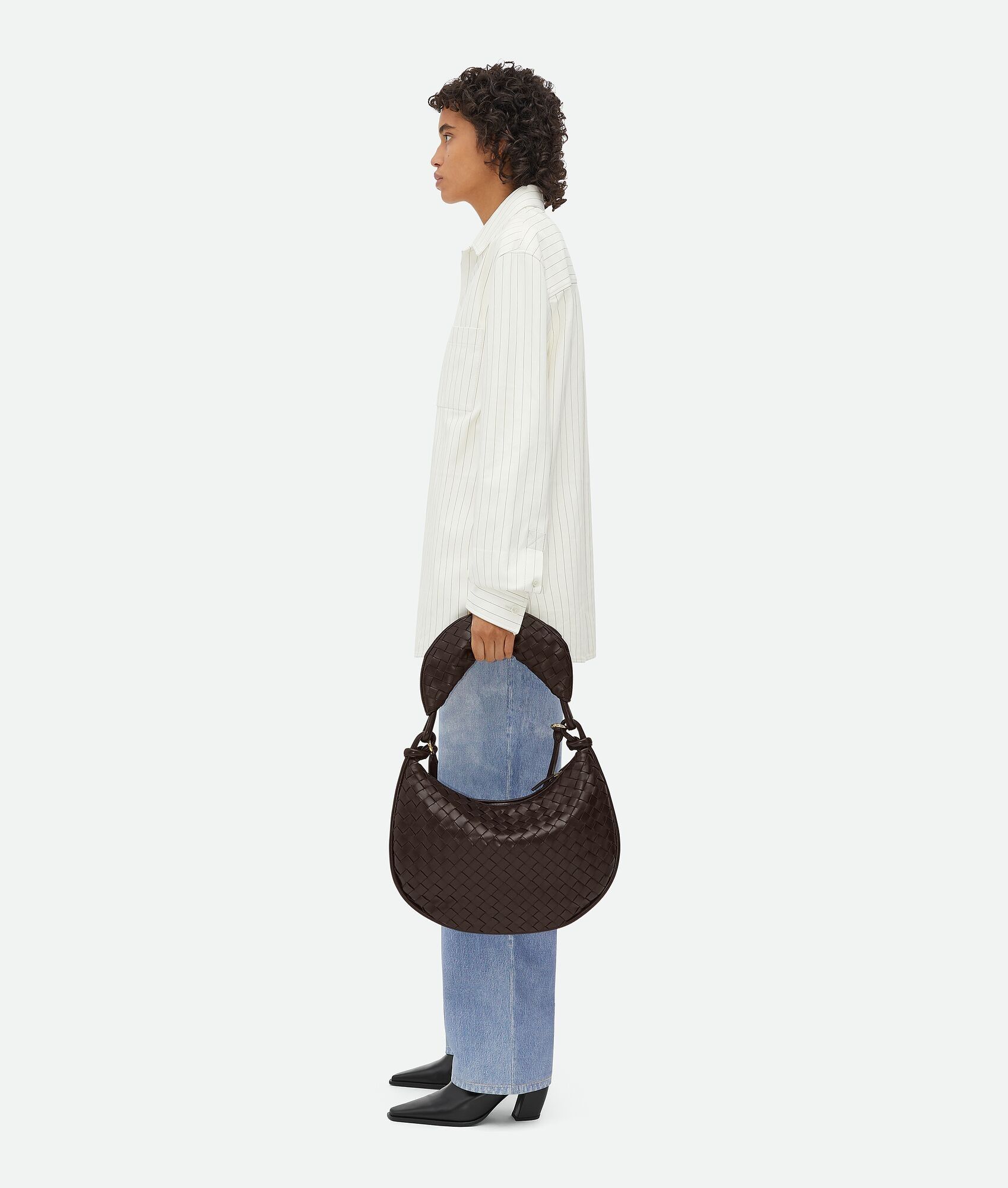 Bottega Veneta o1n1vont0325 Size: OS / Medium Gemelli Bag in Dark Brown Size ONE SIZE - 6 Thumbnail