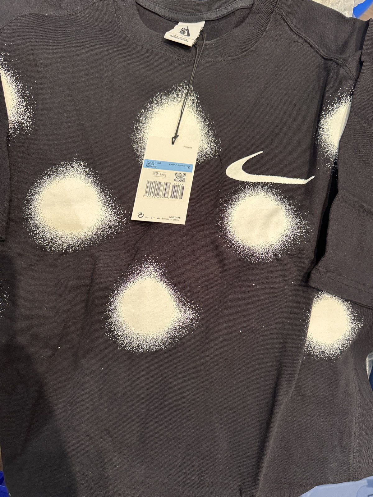 Nike × Off-White OFF-WHITE x Nike Spray Dot T-shirt black medium Size US M / EU 48-50 / 2 - 2 Thumbnail