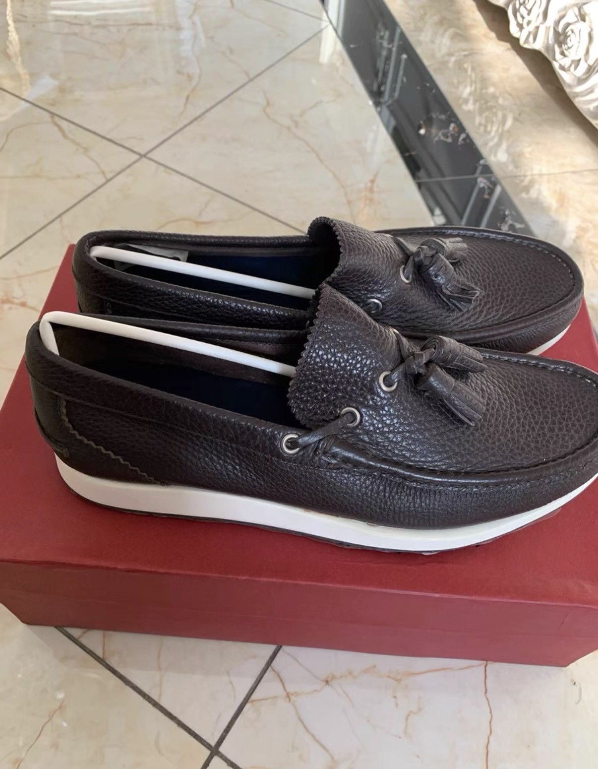 Salvatore Ferragamo Ferragamo authentic men's leather shoes K16 Size US 8.5 / EU 41-42 - 2 Thumbnail