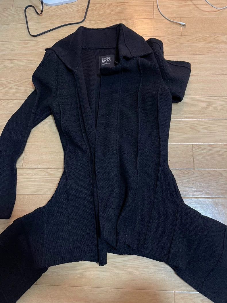 Yohji Yamamoto Yohji YamamotoHeterosexual wool knit cardigan shirt 2503-Ne Size US M / EU 48-50 / 2 - 8 Thumbnail