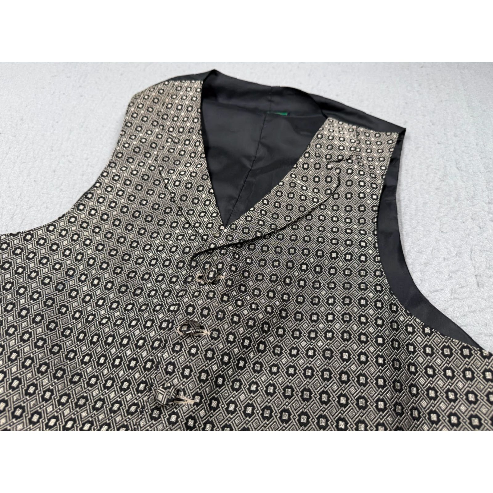 Chaps VINTAGE CHAPS RALPH LAUREN Vest Mens Medium Gray Button Up Made in USA Size US M / EU 48-50 / 2 - 2 Thumbnail