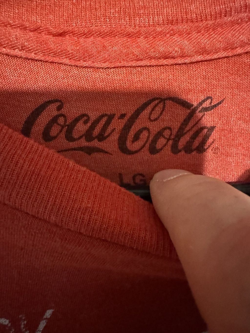 Coca Cola Coca Cola Classic Logo Men's Size L Red T-Shirt Coke Size US L / EU 52-54 / 3 - 4 Thumbnail