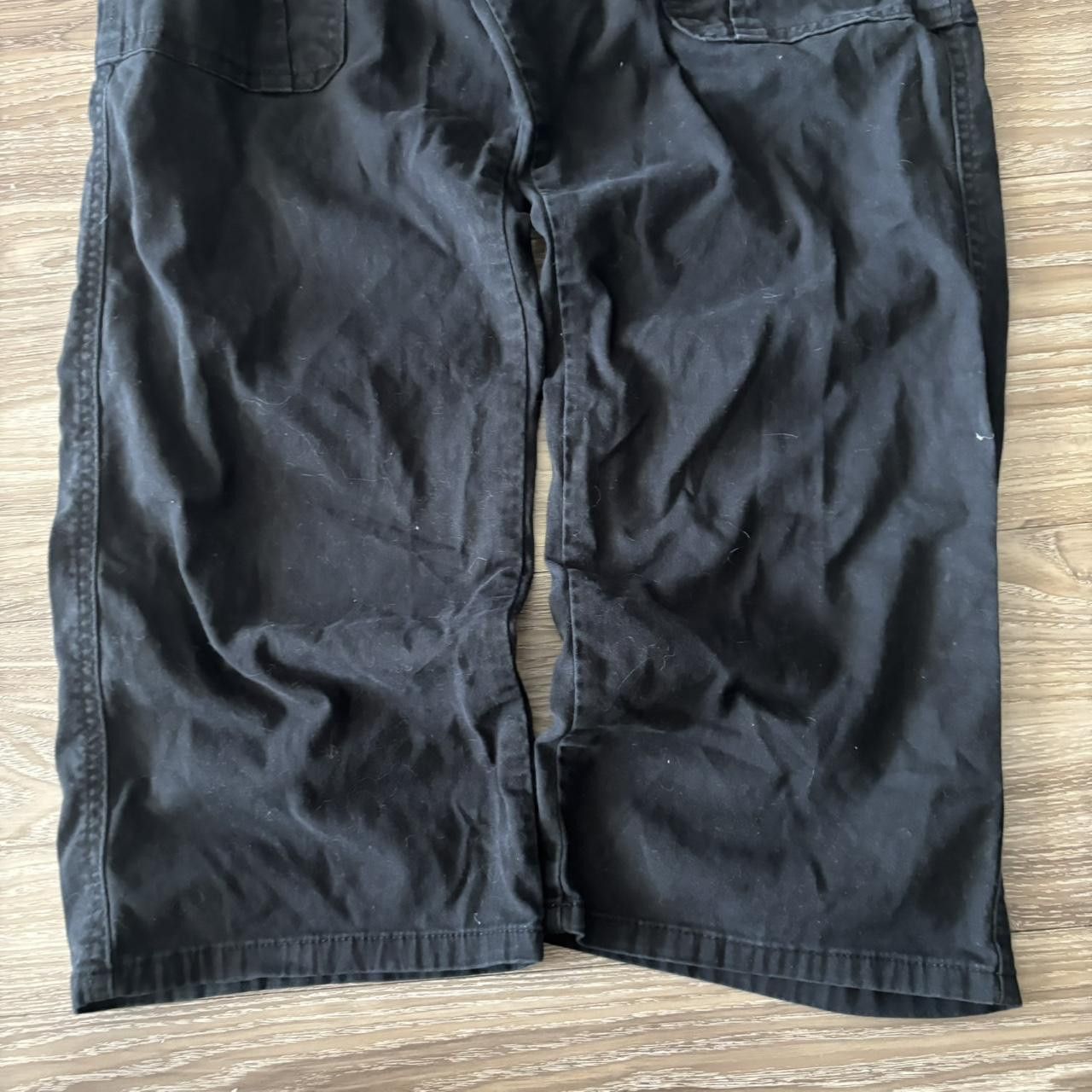 Japanese Brand Crazy Vintage Y2K/2000s Grunge Black Skater Cargo Pants! 34x29 Size US 34 / EU 50 - 6 Thumbnail