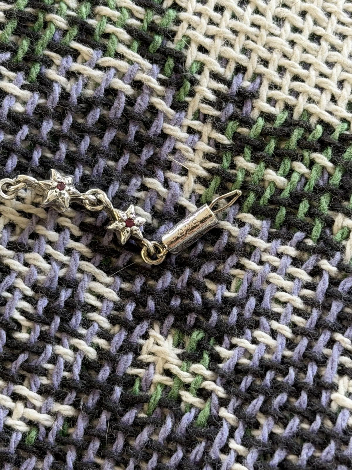 Chrome Hearts Chrome Hearts Ruby Star Bracelet Size ONE SIZE - 6 Thumbnail