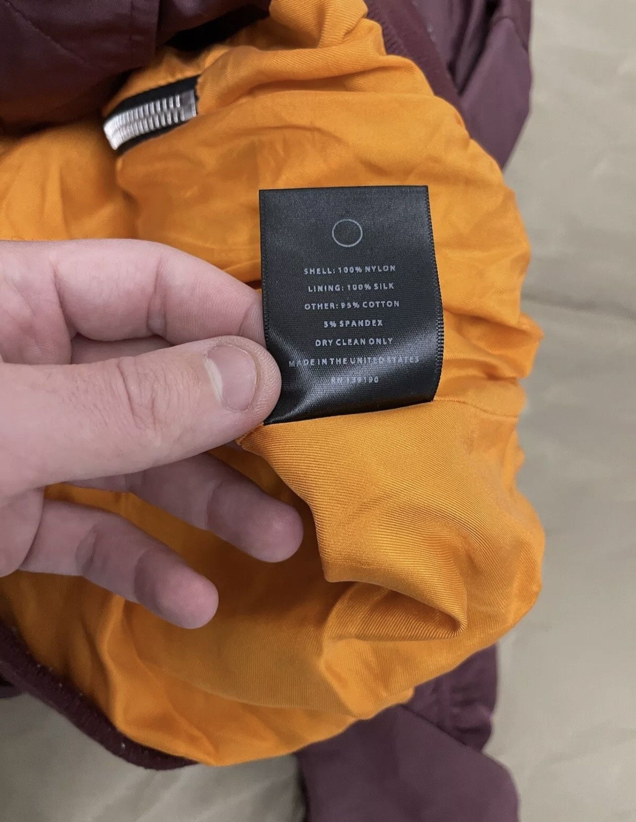 Fear of God Fear Of God Men's Burgundy Fourth Collection Bomber Size M Size US M / EU 48-50 / 2 - 7 Thumbnail