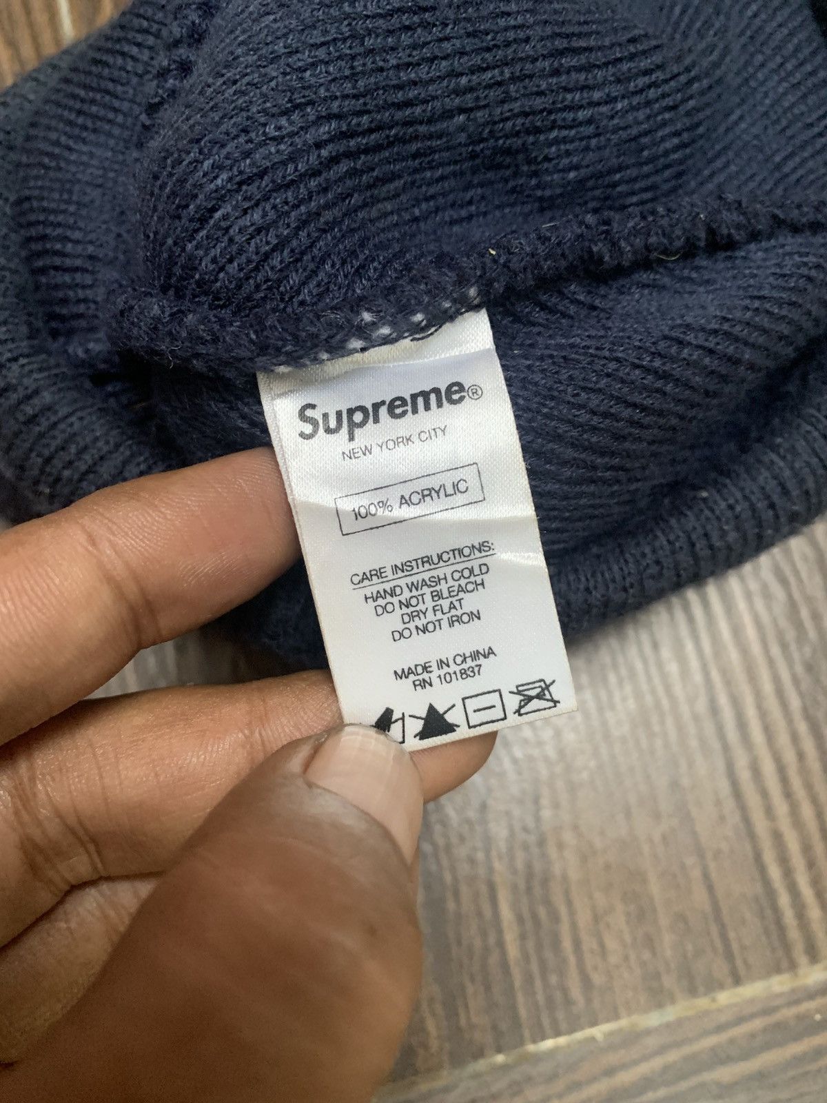 Supreme FW16 SUPREME x CAPONE N NOREAGA Beanie Hat Size ONE SIZE - 6 Thumbnail
