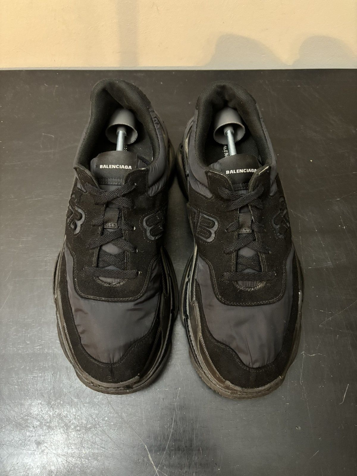 Balenciaga Balenciaga Triple S Nylon Black Size US 11 / EU 44 - 2 Thumbnail