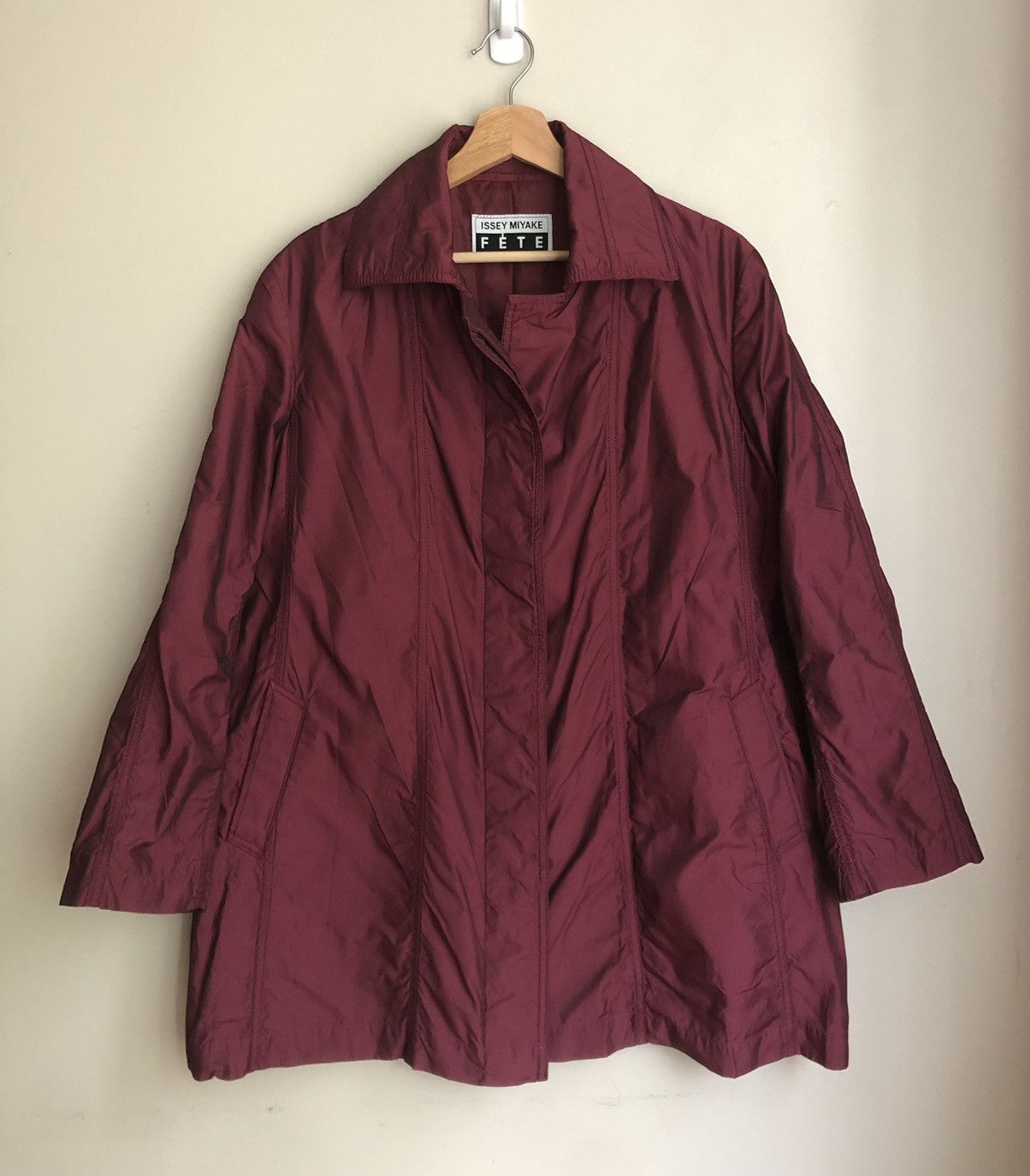 Pleats Please Issey Miyake Issey Miyake Fete Vintage Crushed Nylon Jacket Size M / US 6-8 / IT 42-44 - 1 Thumbnail