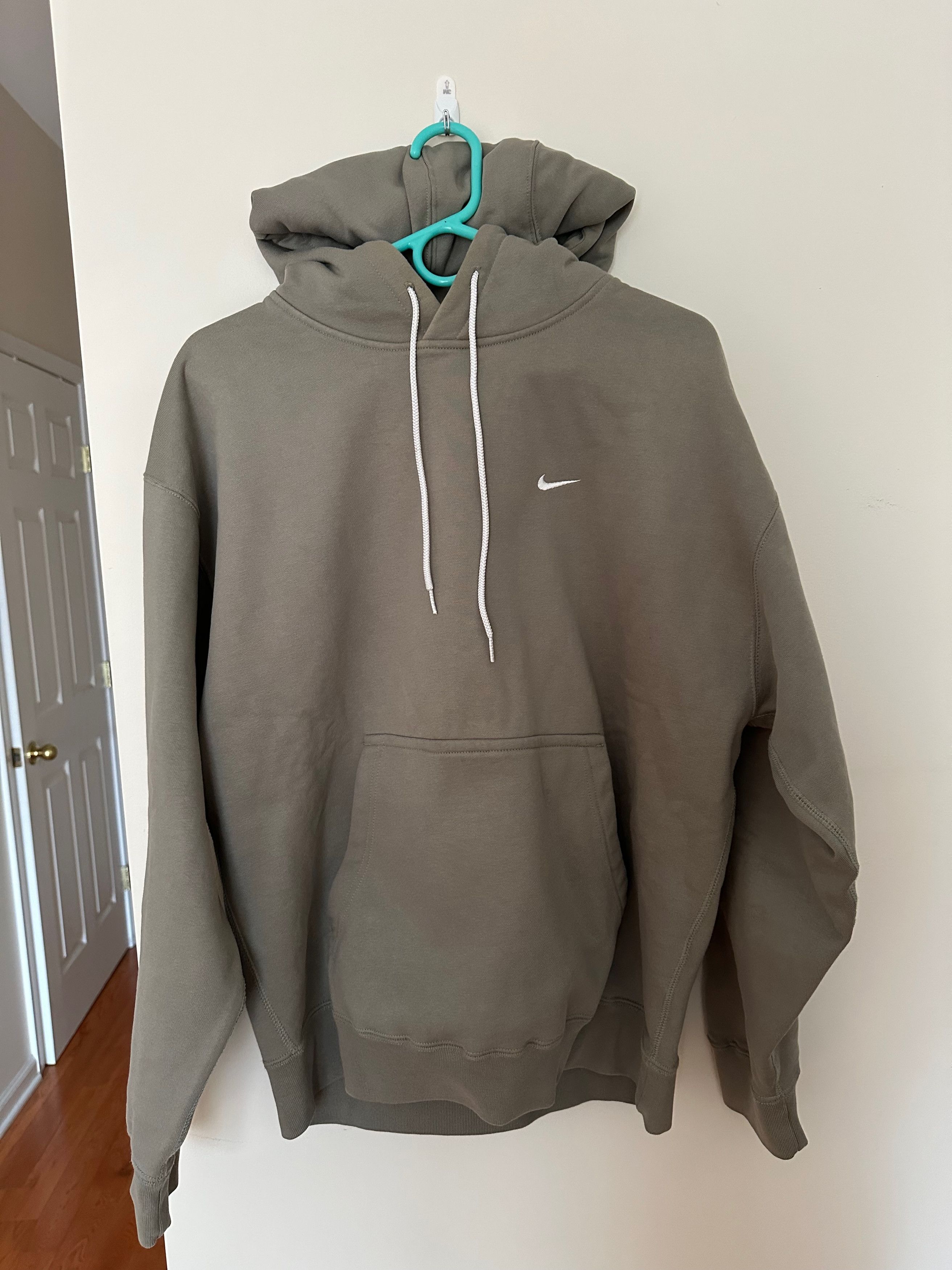 Nike Nike Solo Swoosh Heavyweight Fleece Pullover Hoodie Size US M / EU 48-50 / 2 - 1 Thumbnail