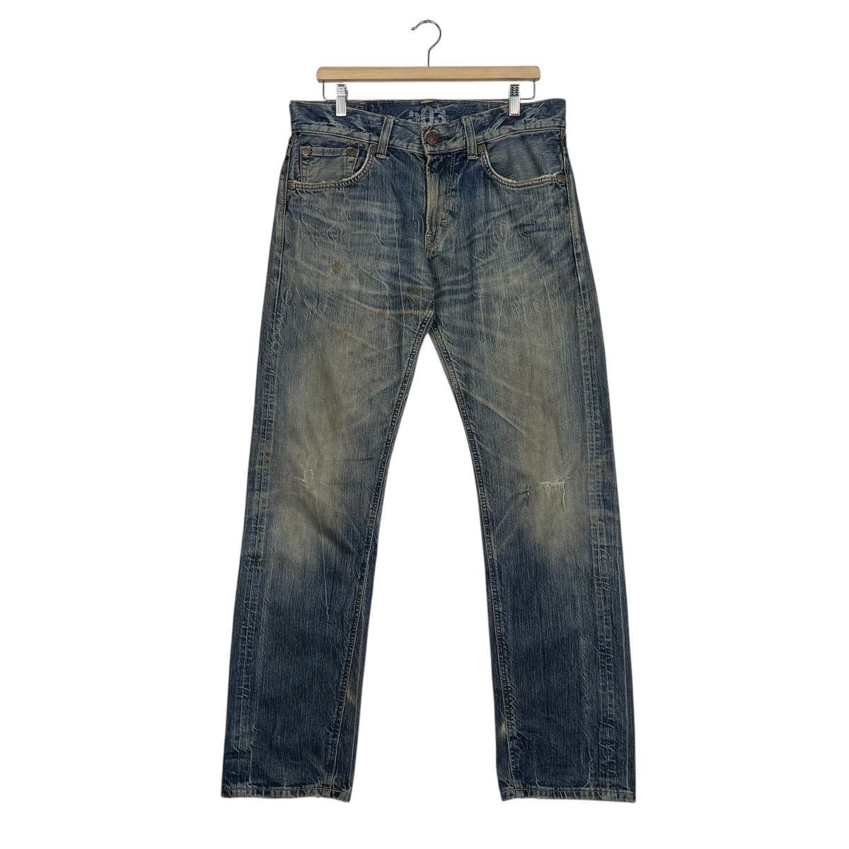 Edwin Vintage Edwin Distressed Denim Jeans Size US 34 / EU 50 - 1 Thumbnail