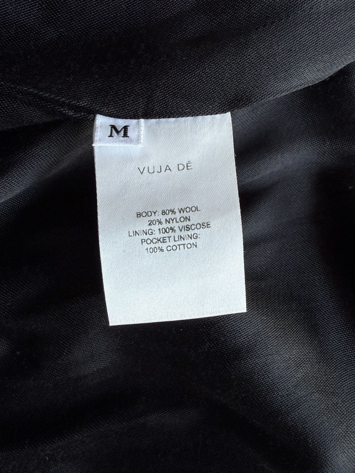 Vuja De Vujade Minimal Jacket in Wool/Nylon Size US M / EU 48-50 / 2 - 6 Thumbnail