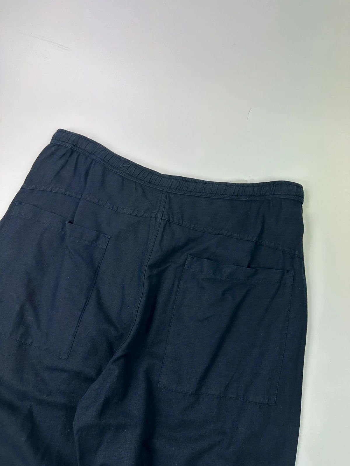 Marithe + Francois Girbaud MFG 90s Navy Linen & Cottons Cargo Parachute Pants Size US 32 / EU 48 - 8 Thumbnail