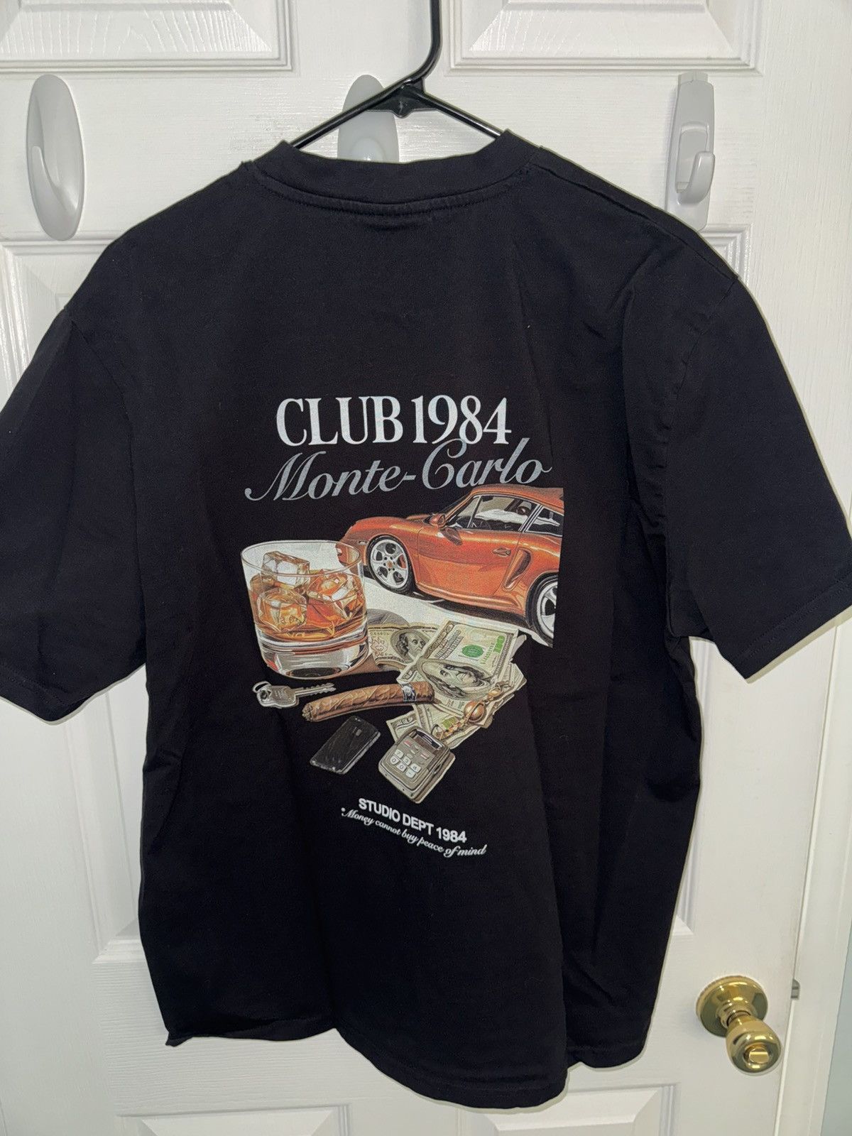 Other CLUB 1984 Monte Carlo 84 T-Shirt Black Large Vintage Size US L / EU 52-54 / 3 - 1 Thumbnail