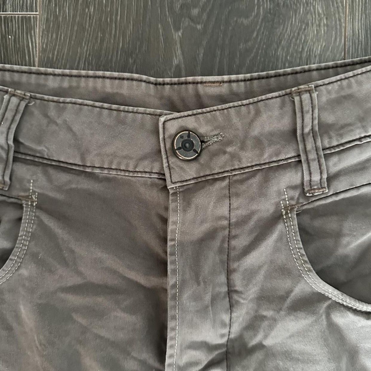 G-Star G-Star Ray Tapered Brown Denim Shorts Size 29 Size US 29 - 4 Thumbnail