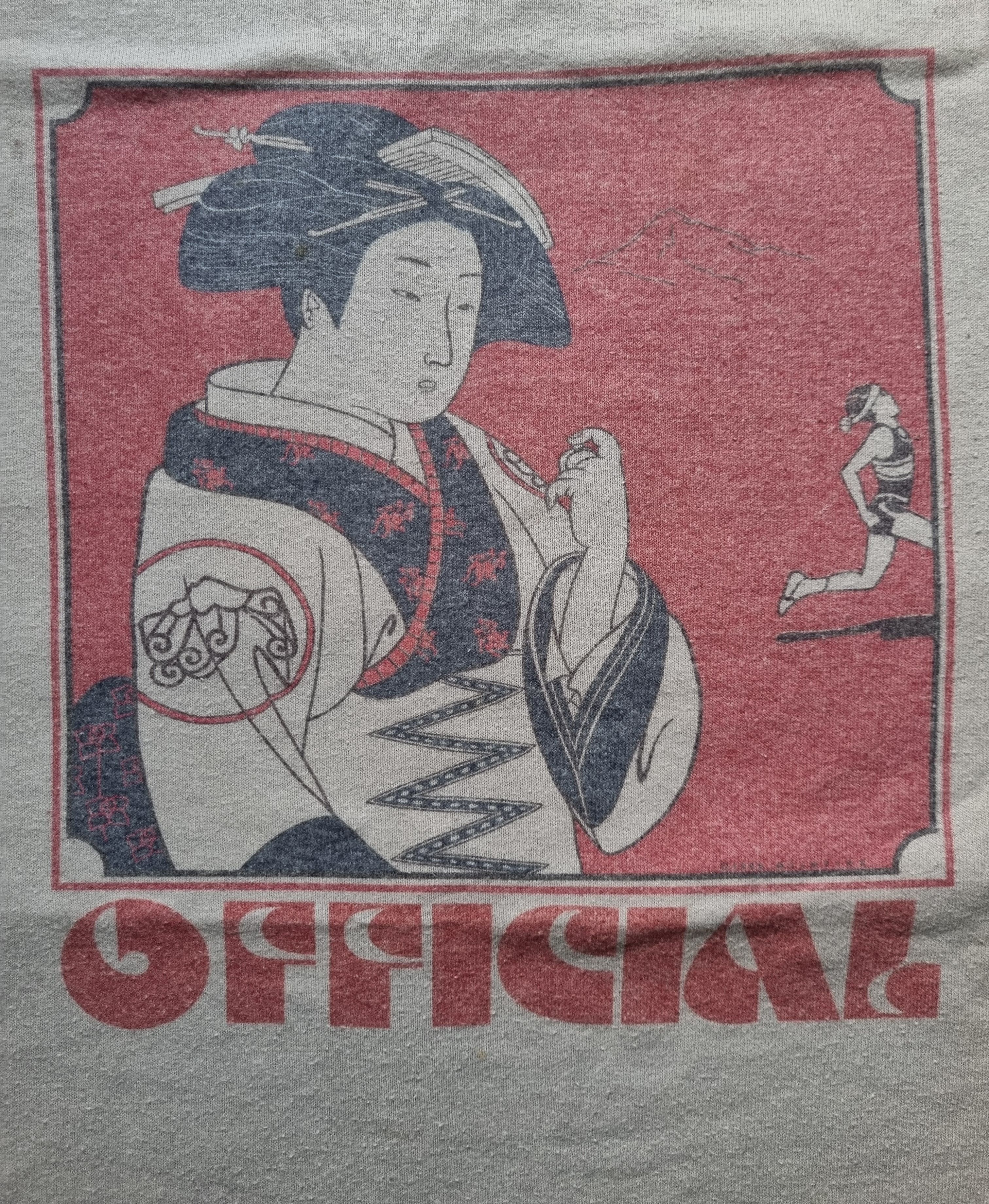 Nike × Vintage Vtg Nike Geisha Official Race Committee Cascade Run Off Tee Size US S / EU 44-46 / 1 - 8 Thumbnail