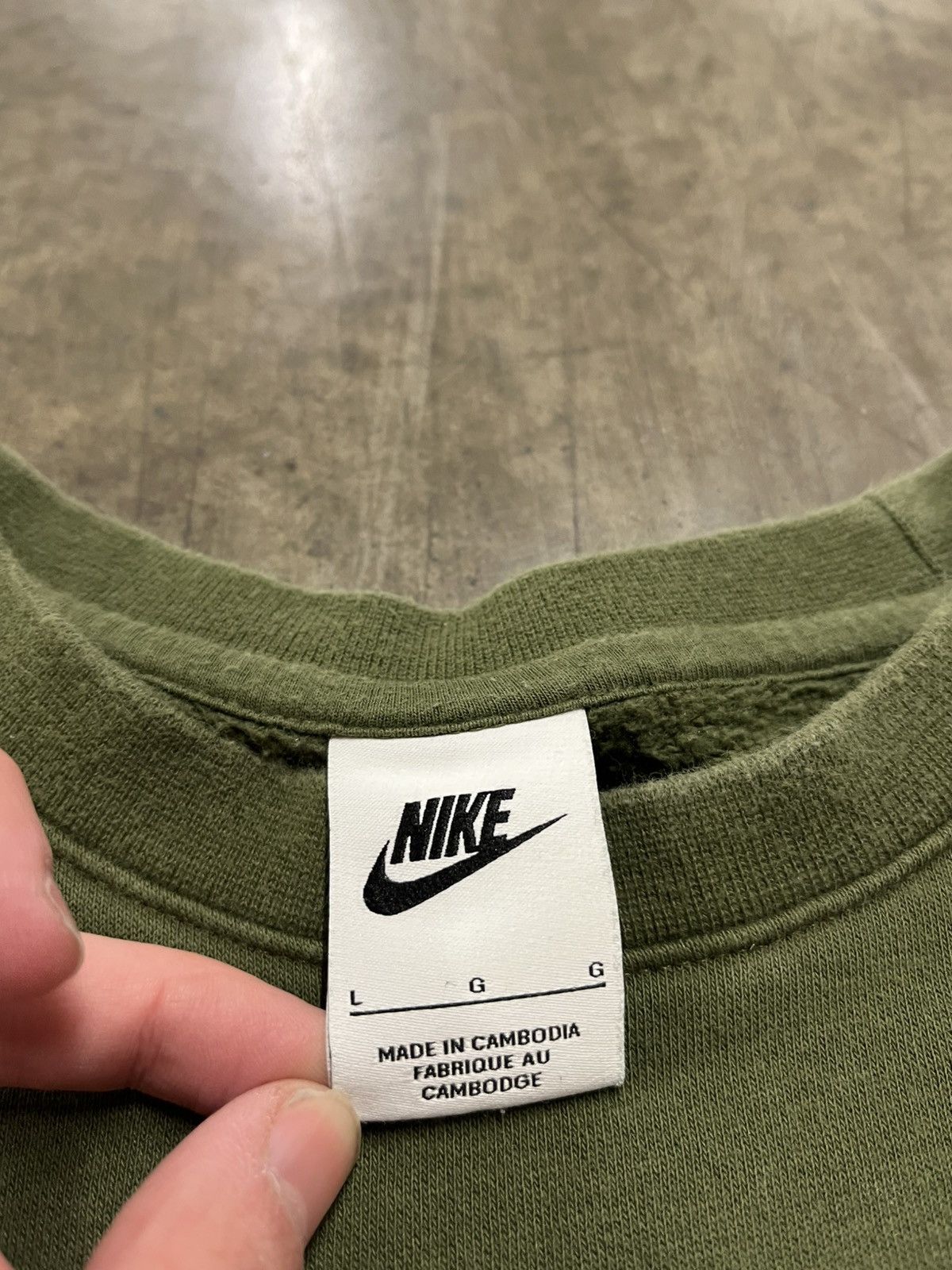 Nike × Vintage Nike essential earth tone crewneck hype rare streetwear boxy Size US L / EU 52-54 / 3 - 6 Thumbnail