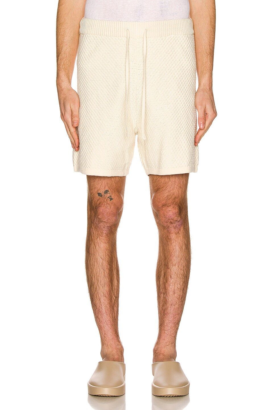 Nanushka o1mle0425 Elan Shorts in Creme Size 30" / US 8 / IT 44 - 3 Thumbnail