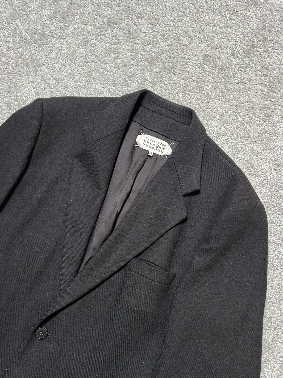 Maison Margiela Vintage Maison Margiela Black Wool Coat Size L Size US L / EU 52-54 / 3 - 9 Thumbnail