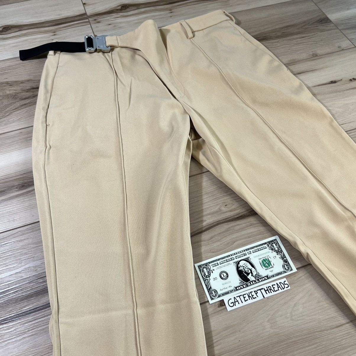 1017 ALYX 9SM Crescent Buckle Dress Pants Champagne Size US 38 / EU 54 - 11 Thumbnail