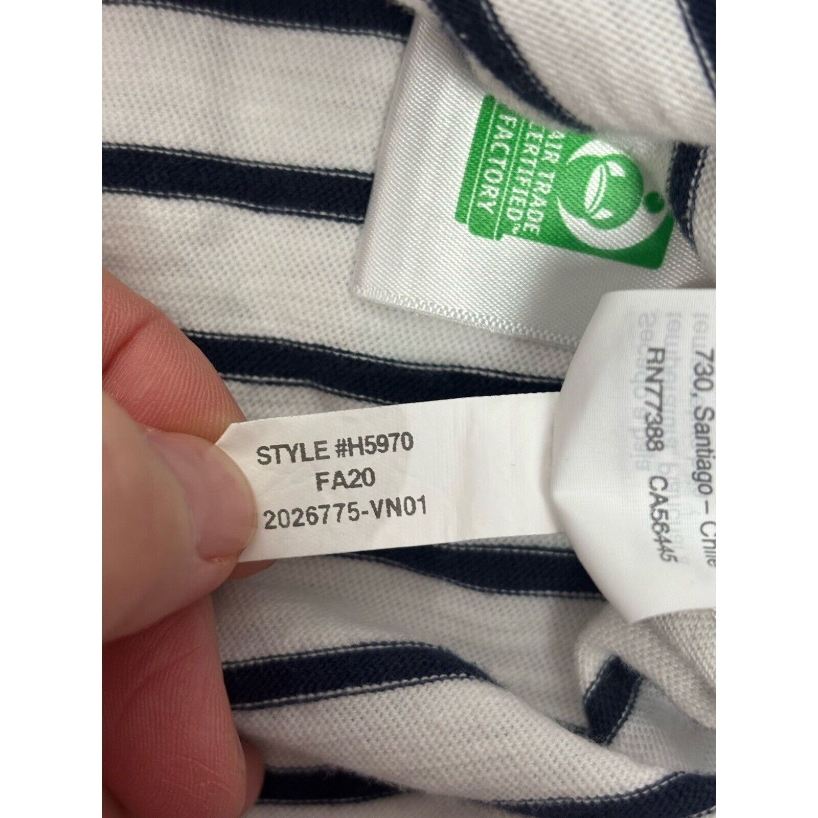 J.Crew JCREW Women’s Long Sleeve Navy White Striped Artist Tee S Size S / US 4 / IT 40 - 5 Thumbnail