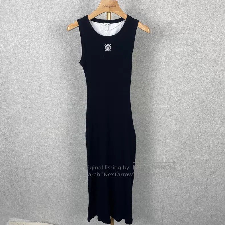 Loewe Loewe Black Sleeveless Elastic Dress Size XS / US 0-2 / IT 36-38 - 1 Thumbnail