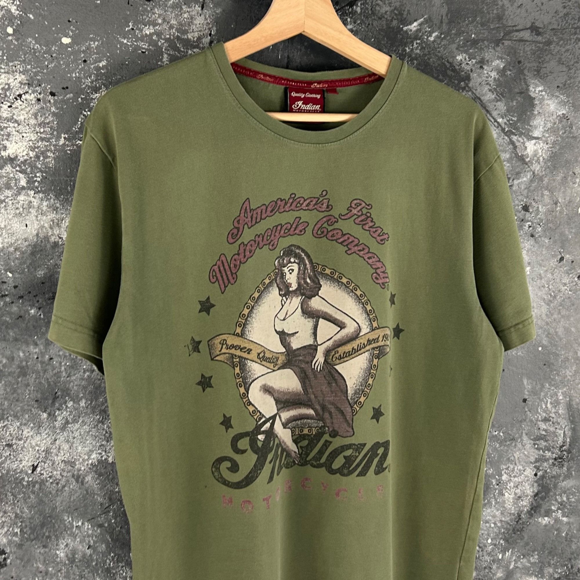 Indian Motorcycle × Vintage Vintage Y2K Indian Motorcycle shirt Size US M / EU 48-50 / 2 - 2 Thumbnail